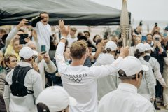 Le relais de la flamme olympique (Berck-sur-Mer)