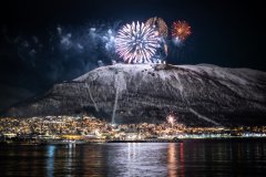  New Year's fireworks - Tromsø