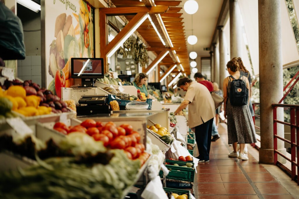 Marché de Funchal, île de Madère